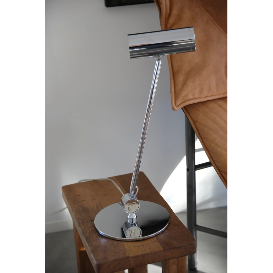 Markslöjd 109184 - Dimmbar LED-bordslampa ARLO LED/4,9W/230V blank krom