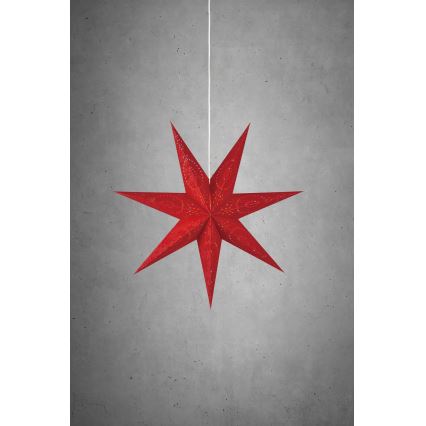 Markslöjd 700120 - Juldekoration ARATORP 1xE14/25W/230V Ø 75 cm röd