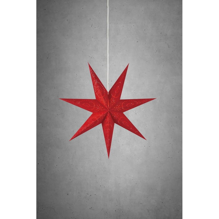 Markslöjd 700120 - Juldekoration ARATORP 1xE14/25W/230V Ø 75 cm röd