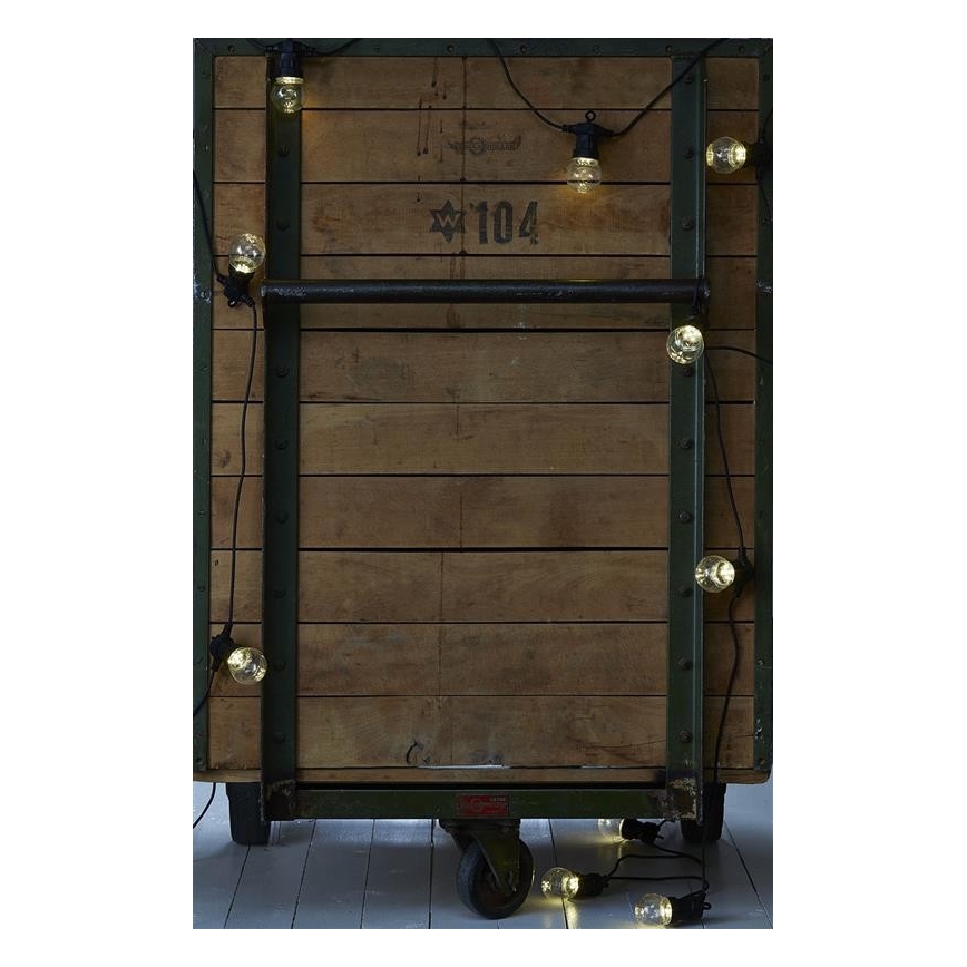 Markslöjd 703181 - LED Utomhus ljusslinga DAKKE 10xLED/3,6W/230V IP44 750 cm