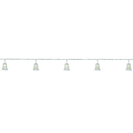 Markslöjd 703237 - LED-julslinga BELL 10 LED-lampor 2,1 m