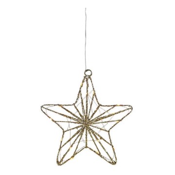 Markslöjd 703903 - LED juldekoration ELISE LED/0,6W/230V guld