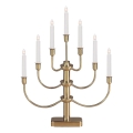 Markslöjd 704415 - Julljusstake GYLLING 7xE10/3W/230V guld
