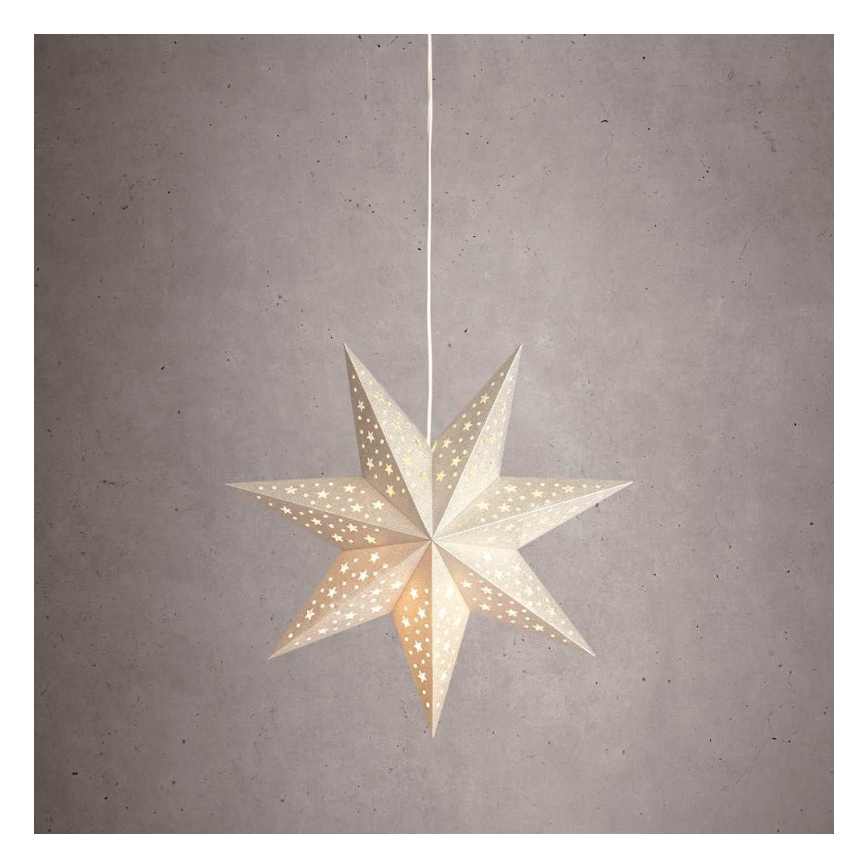 Markslöjd 704416 - Juldekoration SOLVALLA 1xE14/25W/230V silver 45 cm