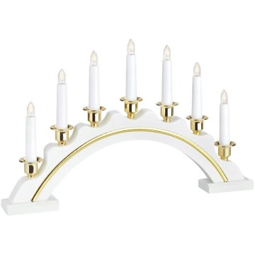 Markslöjd 704768 - LED-julstake CELINE LED/1,4W/230V furu/vit