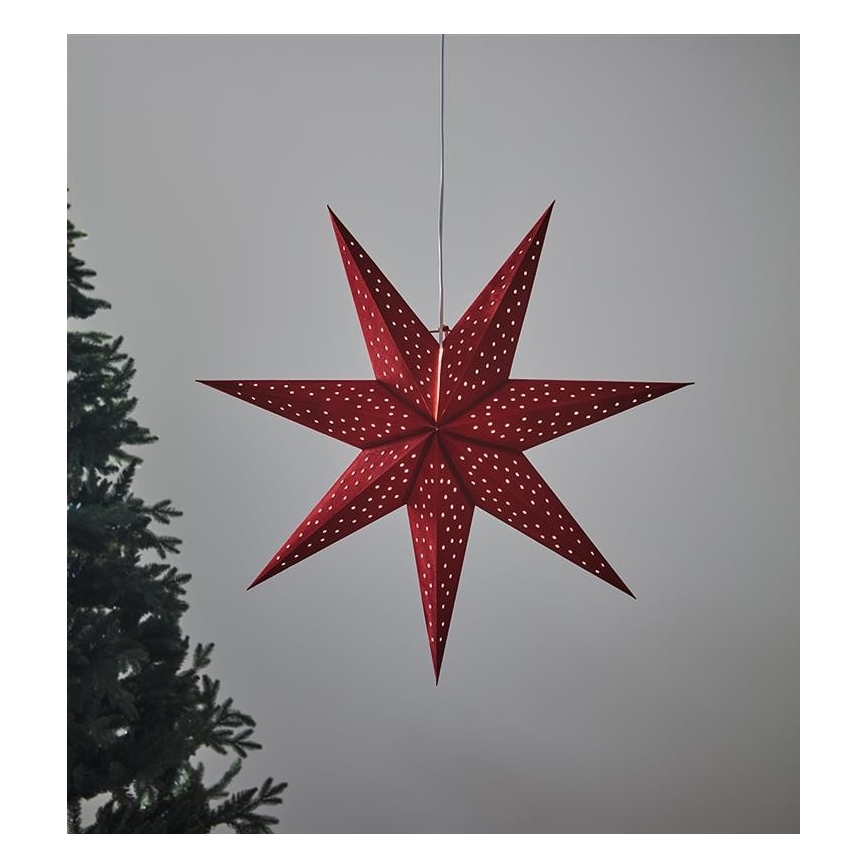 Markslöjd 704902 - Juldekoration CLARA 1xE14/6W/230V 75 cm röd