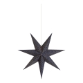 Markslöjd 705317 - Juldekoration BAROQUE 1xE14/25W/230V Ø 75 cm blå