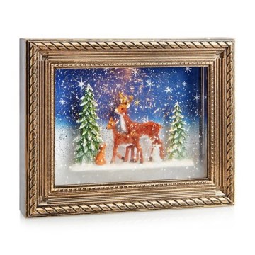 Markslöjd 705555 - LED Juldekoration REINHARD LED/0,06W/4xAA/varmvitt brons