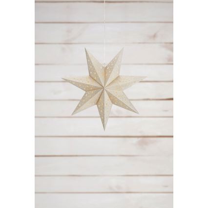 Markslöjd 705610 - LED juldekoration BLANK LED/0,2W/3xAA Ø 45 cm guld