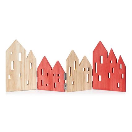 Markslöjd 705743 - LED Juldekoration VIEW LED/0,9W/3V trä/röd