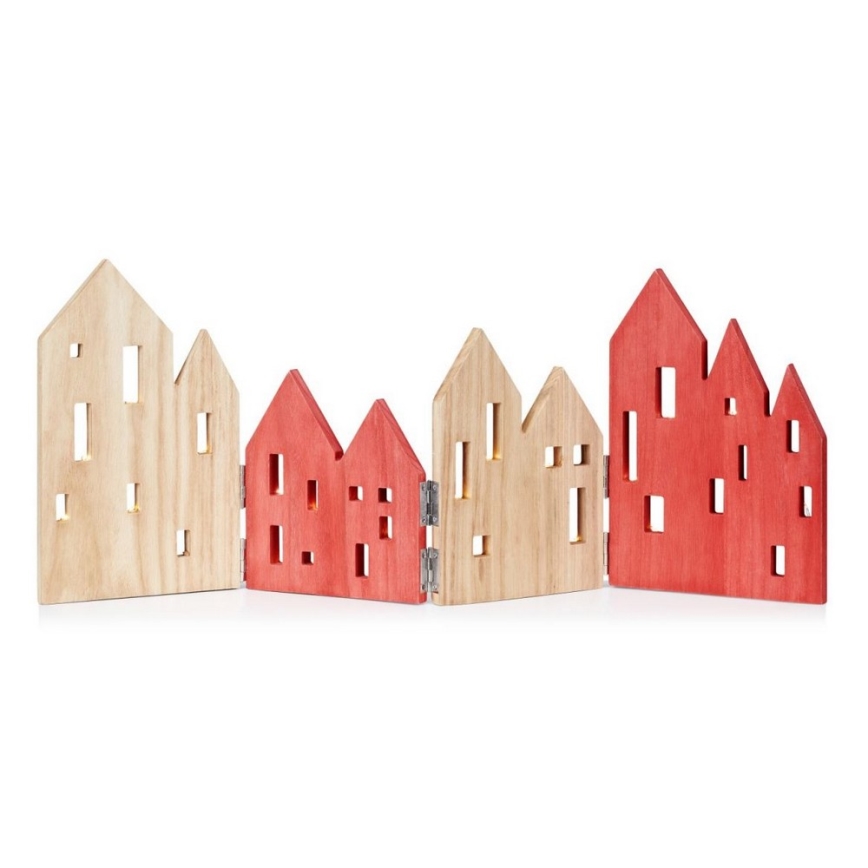 Markslöjd 705743 - LED Juldekoration VIEW LED/0,9W/3V trä/röd