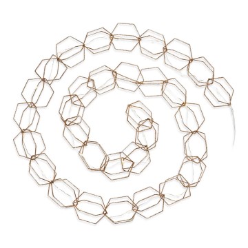 Markslöjd 705754 - LED dekorativ kedja SERVE LED/3xAA 1,9m guld