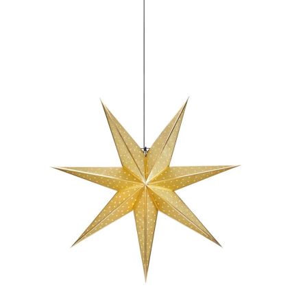 Markslöjd 705790 - Julpynt GLITTER 1xE14/25W/230V d. 75 cm guld