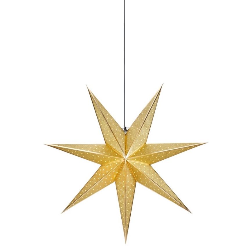 Markslöjd 705790 - Julpynt GLITTER 1xE14/25W/230V d. 75 cm guld