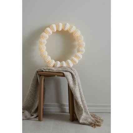 Markslöjd 705814 - LED juldekoration TUBBY LED/0,6W/3xAA vit