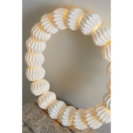 Markslöjd 705814 - LED juldekoration TUBBY LED/0,6W/3xAA vit