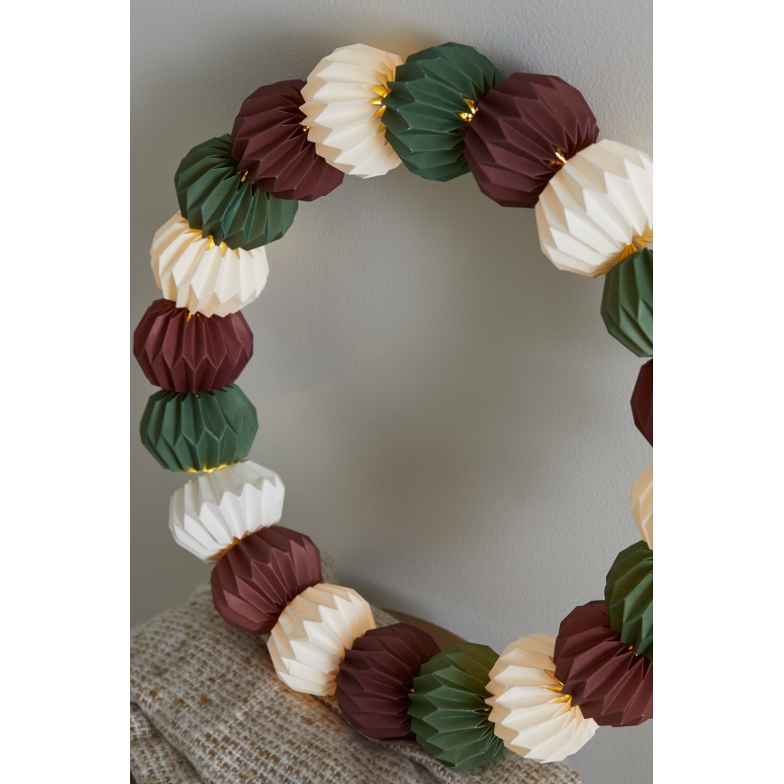 Markslöjd 705815 - LED juldekoration TUBBY LED/0,6W/3xAA vit/grön/röd