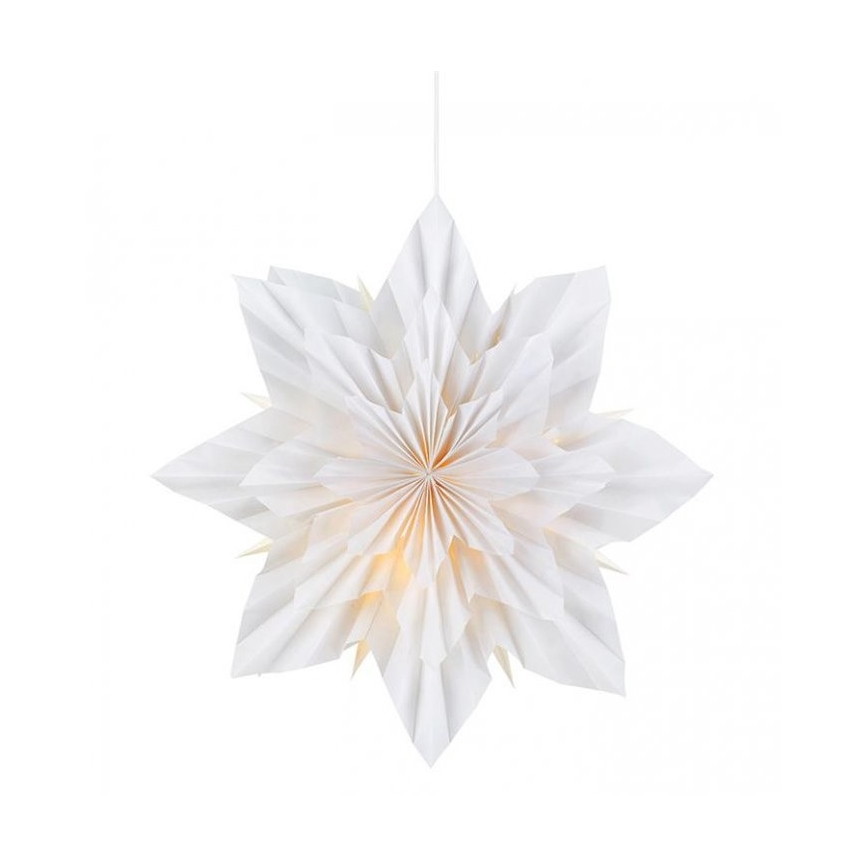 Markslöjd 705836 - Juldekoration NEELA 1xE14/25W/230V Ø 43 cm vit