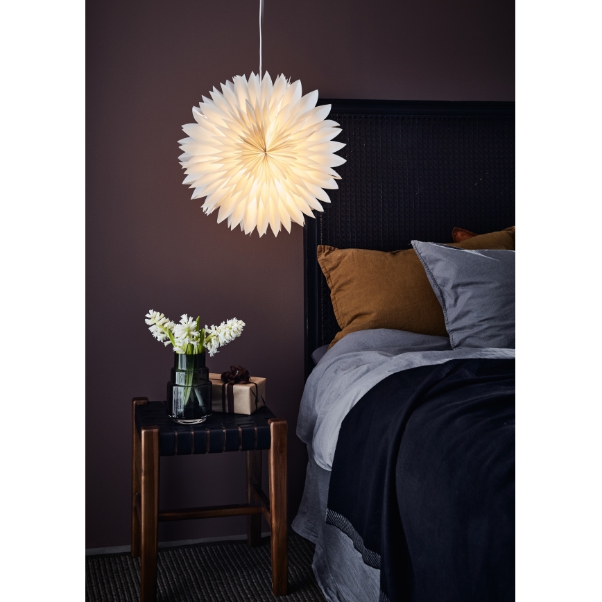 Markslöjd 705843 - Juldekoration SOLINA 1xE14/25W/230V diameter 45 cm vit