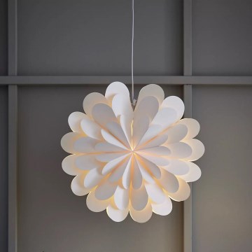 Markslöjd 705944 - Julpynt MARAVILLA 1xE14/25W/230V d. 45 cm vit