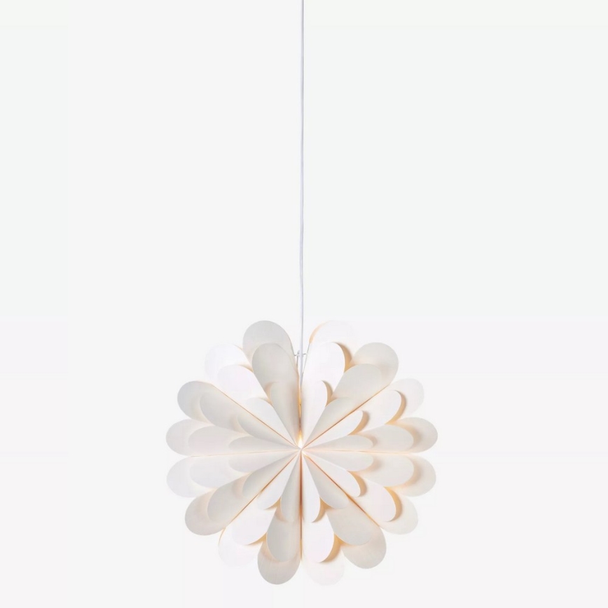 Markslöjd 705944 - Julpynt MARAVILLA 1xE14/25W/230V d. 45 cm vit