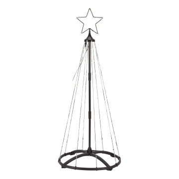 Markslöjd 706328 - LED utomhusjuldekoration ABETO 90xLED/2,7W/230V 1,2m IP44 svart
