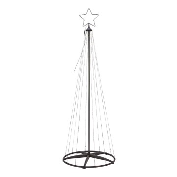 Markslöjd 706329 - LED utomhusjuldekoration ABETO 200xLED/2,7W/230V 2m IP44 svart