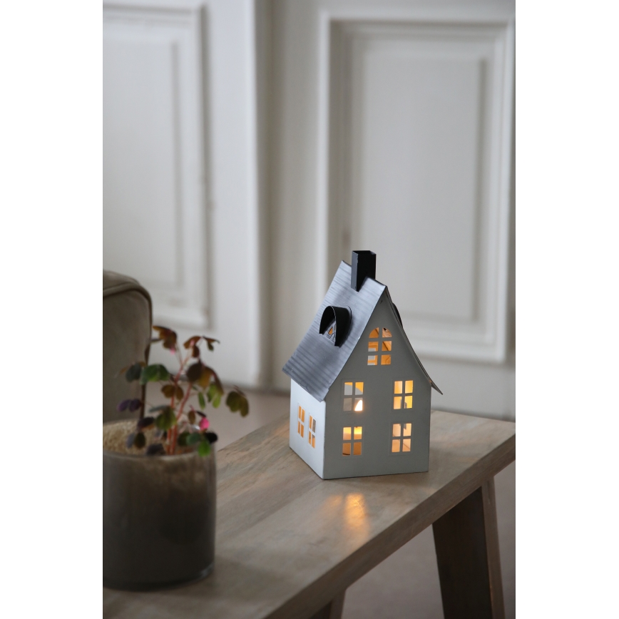 Markslöjd 706366 - LED Juldekoration LUTON LED/0,1W/1xCR2032 vit/svart