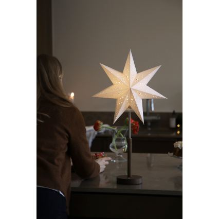 Markslöjd 706493 - LED uppladdningsbar juldekoration NOELLA LED/0,5W/3,7V 2000 mAh brun/vit