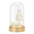 Markslöjd 706527 - LED Juldekoration ISLA LED/0,12W/3xAA mässing/nötknäppare