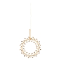 Markslöjd 706558 - LED juldekoration ARIA LED/3,12W/2xAA guldfärgad