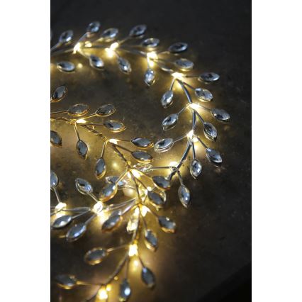 Markslöjd 706558 - LED juldekoration ARIA LED/3,12W/2xAA guldfärgad