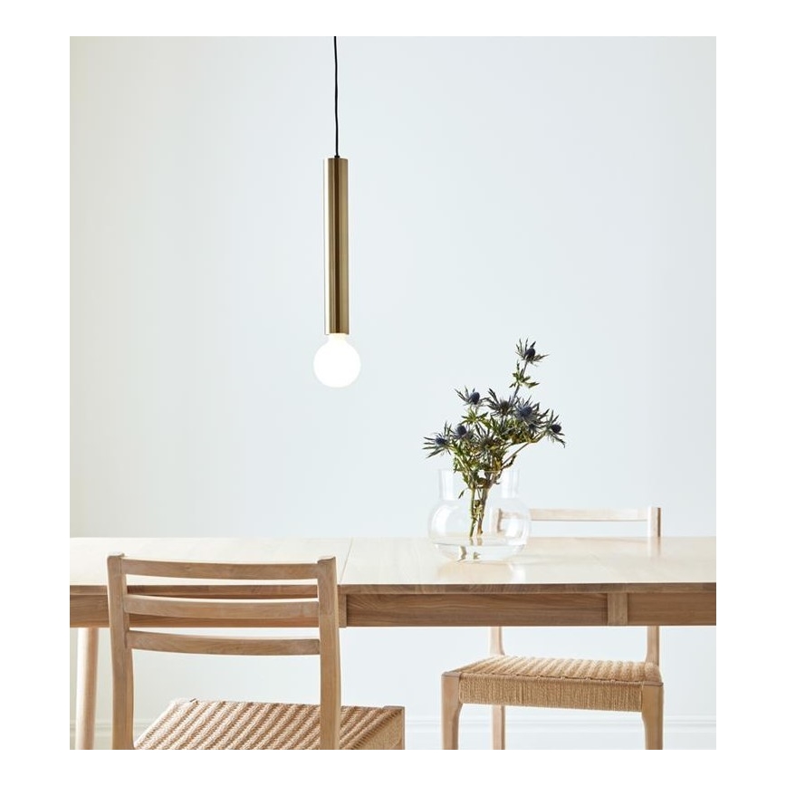 Marstlöjd 108259 - Ljusskrona med upphängningsrem  SENCILLO 1xE27/40W/230V gyllene 