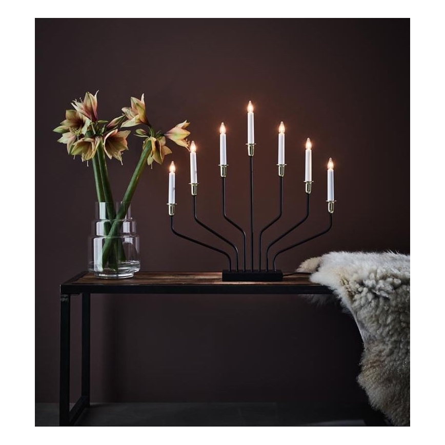 Marstlöjd 705758 - Jul ljusstake  BROSA XL 7xE10/3W/230V