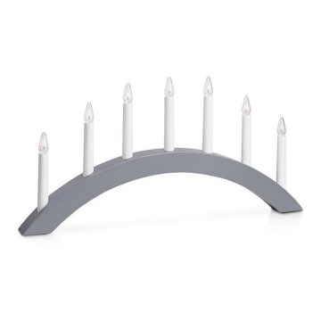 Marstlöjd 705810 - Jul ljusstake  ATLE 7xE10/3W/230V