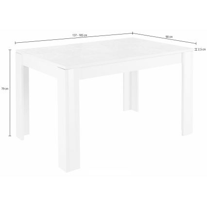 Matbord ARIA vitt