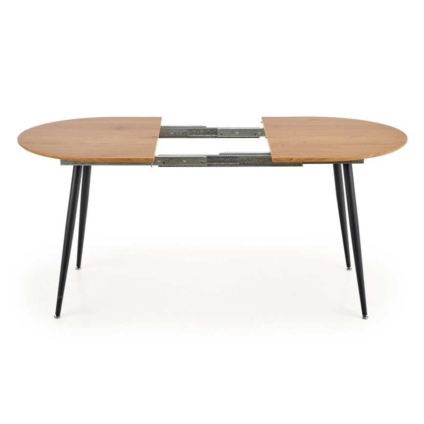 Matbord BALNOR ek/svart