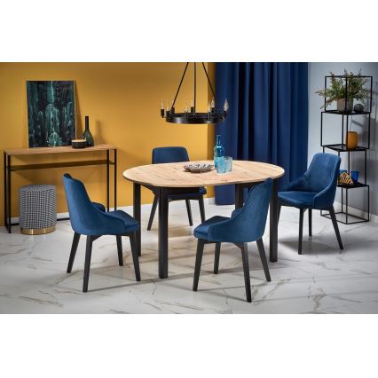 Matbord CALMIO i artisan-ek/svart