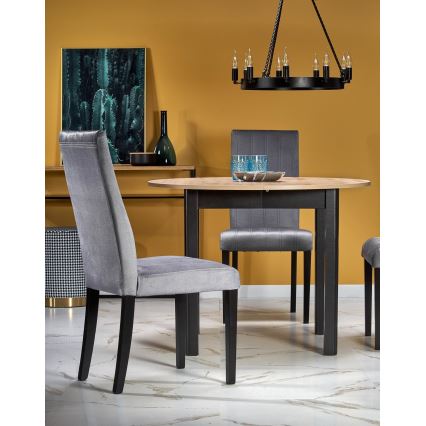 Matbord CALMIO i artisan-ek/svart