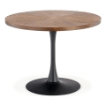 Matbord CARMELO 75x100 cm svart/brun