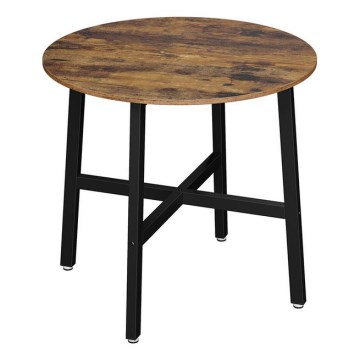 Matbord ELDUR brun/svart