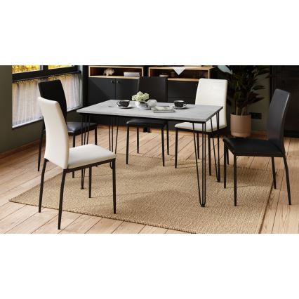 Matbord HALIJA, grå betong