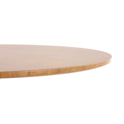 Matbord LUGI Ø 80 cm brun/vit