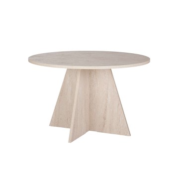Matbord MATIN, Ø 120 cm, beige