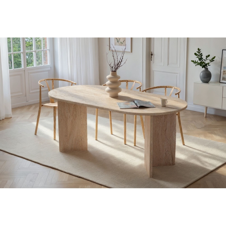 Matbord NEL 180x90 cm beige