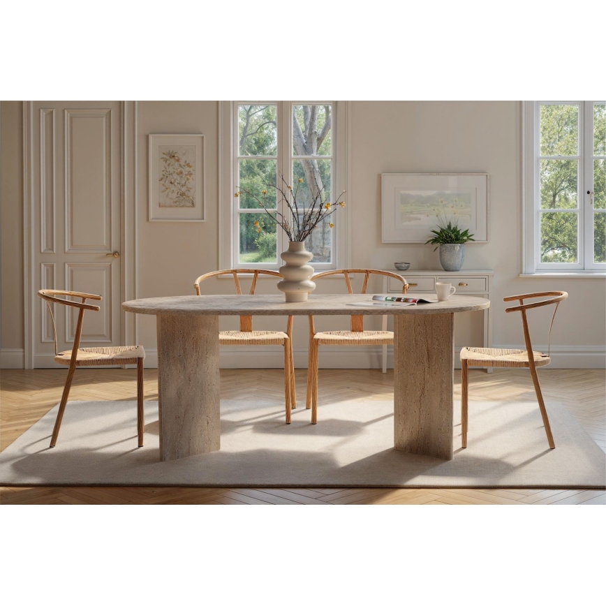 Matbord NEL 180x90 cm beige