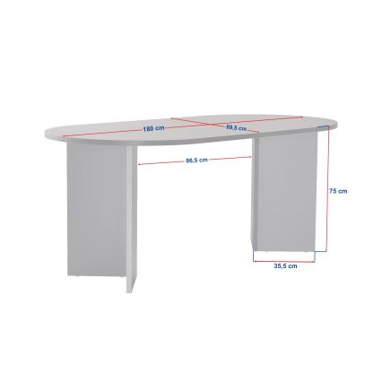 Matbord NEL 180x90 cm beige
