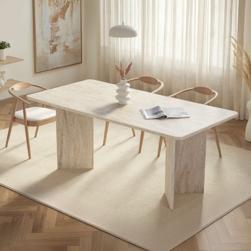 Matbord NEL 180x90 cm beige