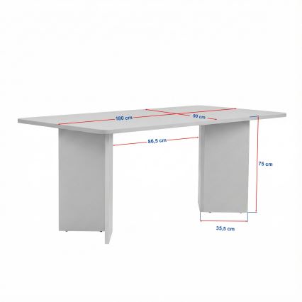 Matbord NEL 180x90 cm beige
