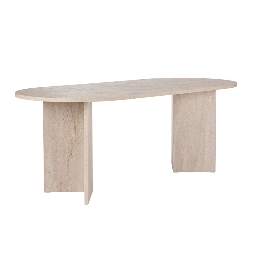 Matbord NEL 200x90 cm travertin